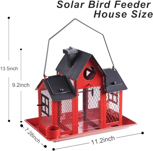 Hanging Metal Squirrel Proof Bird Feeder Z1874