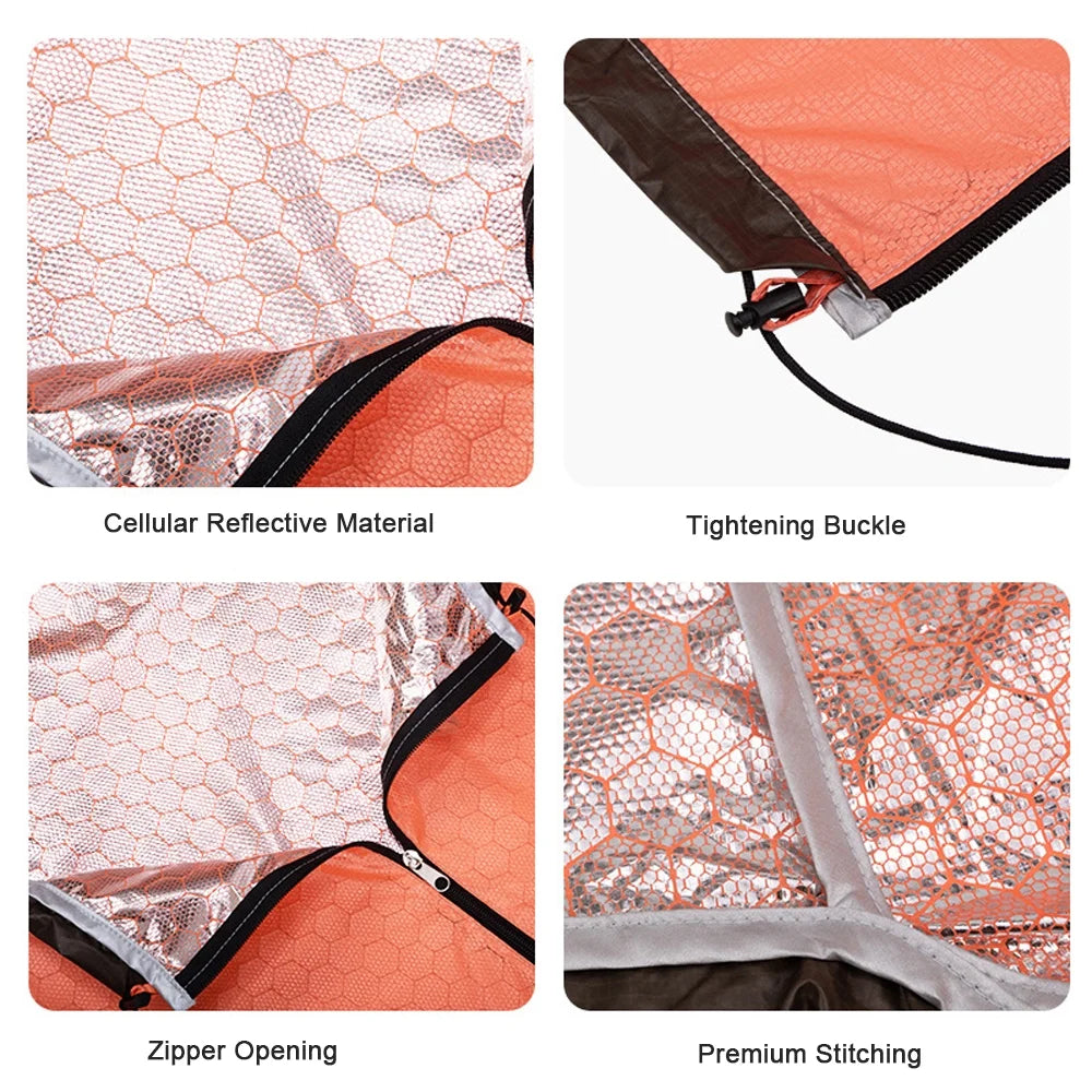 Lightweight Waterproof Heat Reflective Thermal Sleeping Bag D814