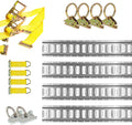 16 Piece Galvanized E Track Tie-Down Kit K2141