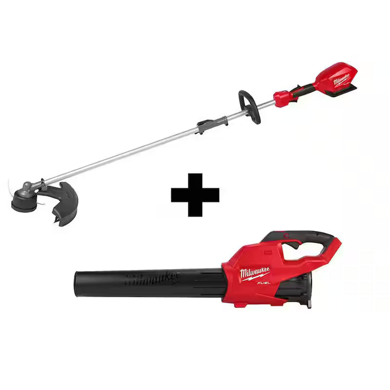18V Lithium-Ion Cordless Brushless String Trimmer and Blower Combo Kit J86410
