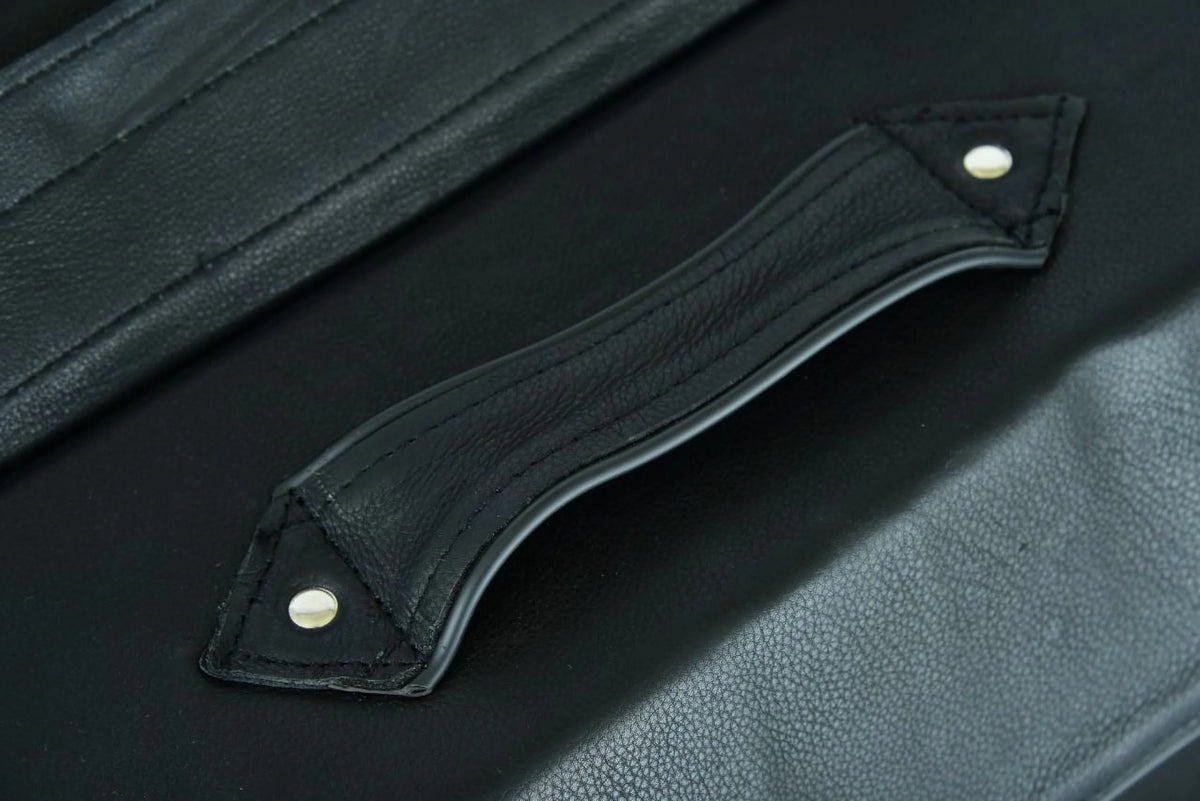 Motorcycle Saddle Bags Leather Luggage Bag Waterproof U627