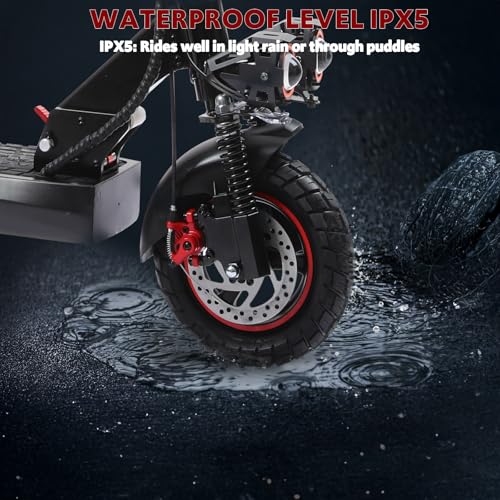 800/1200W Motor 48V 15/18/21AH Battery 11" All-Terrain Tires Heavy Duty Electric Scooter with Seat V370