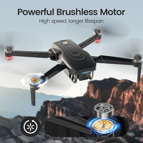 GPS Drone With 4K EIS Camera, 249g Foldable RC Quadcopter G3830