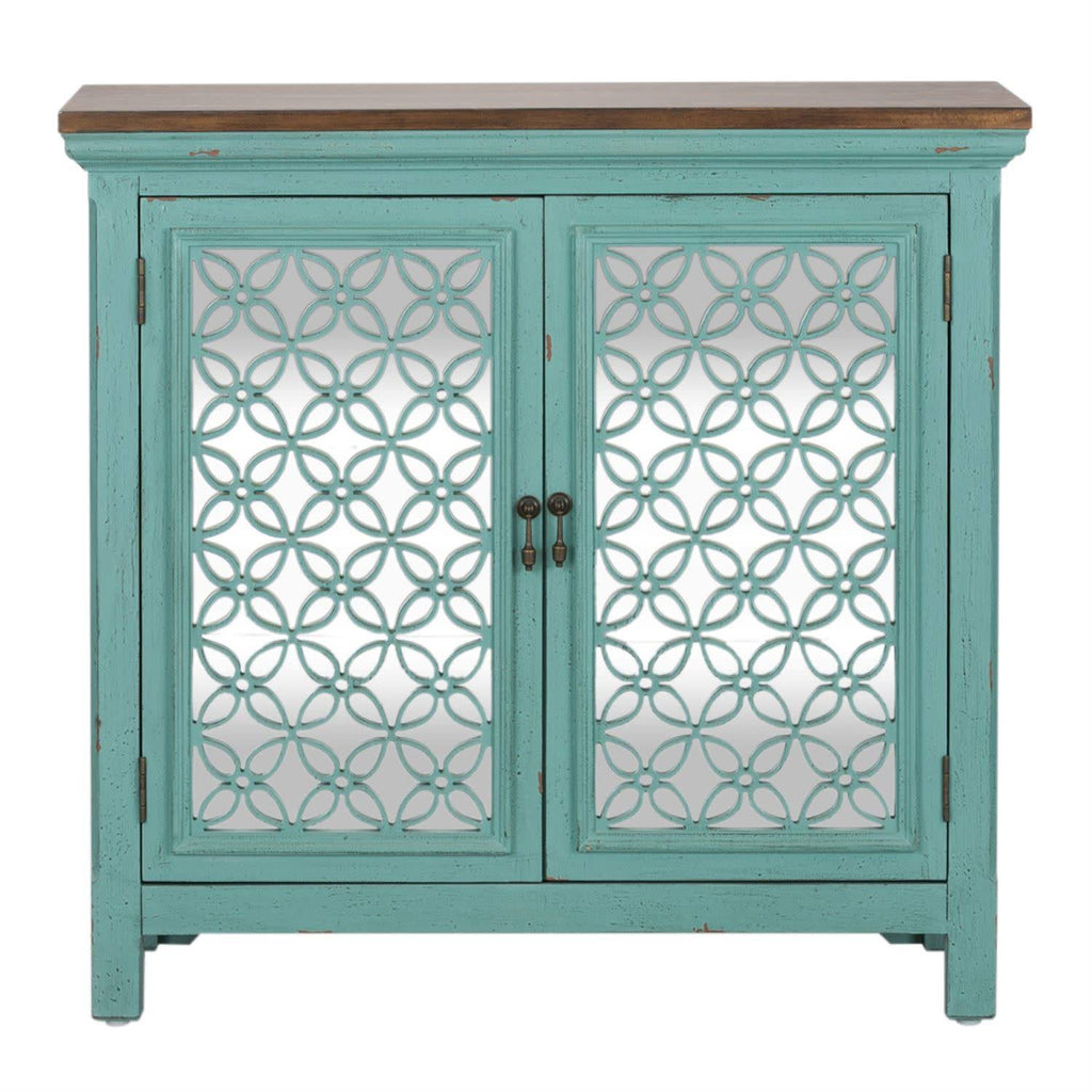 Blue 2 Door Accent Cabinet K773053