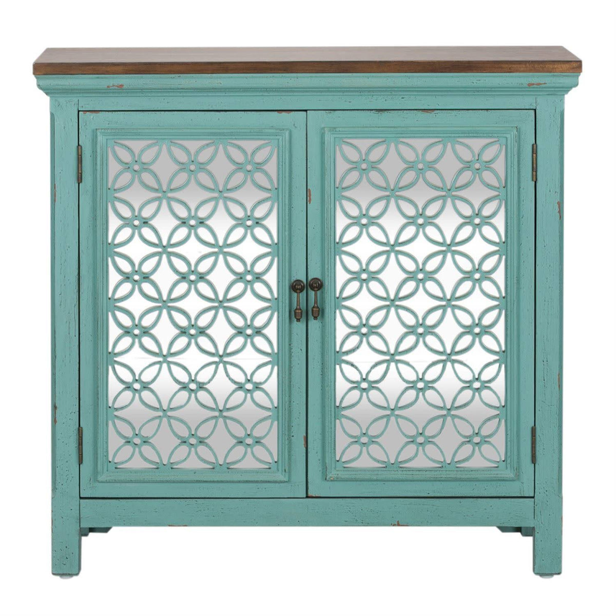 Blue 2 Door Accent Cabinet K773053
