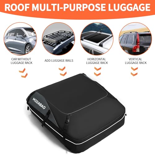 20 Cubic Waterproof Car Roof Top Carrier with Anti-Slip Mat P865