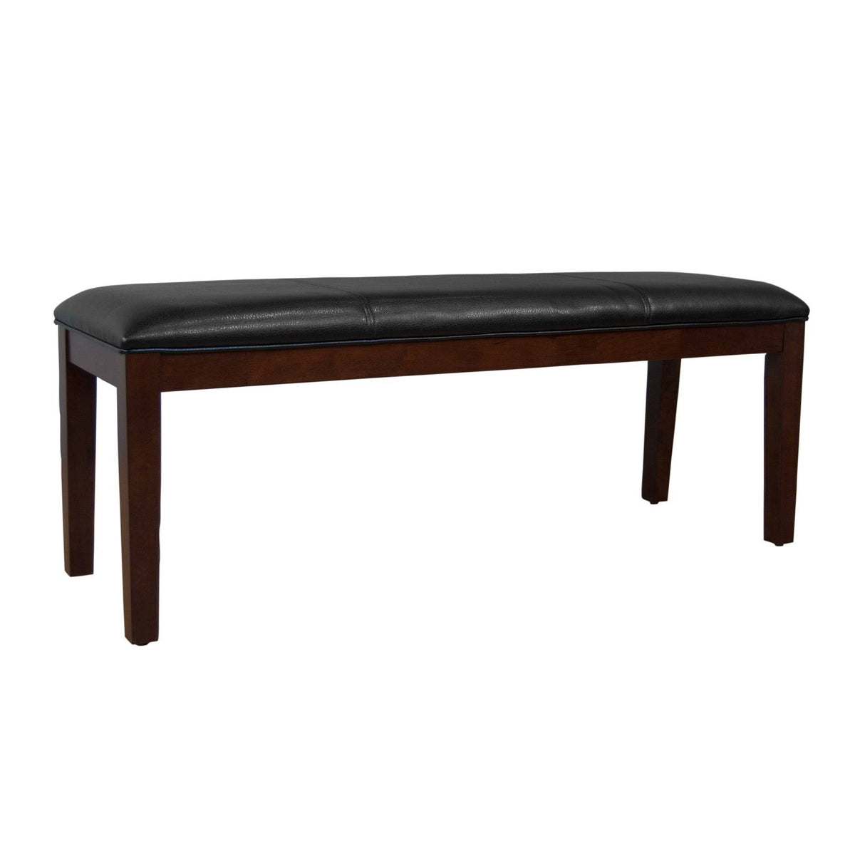 Black Upholstered Bench T5212