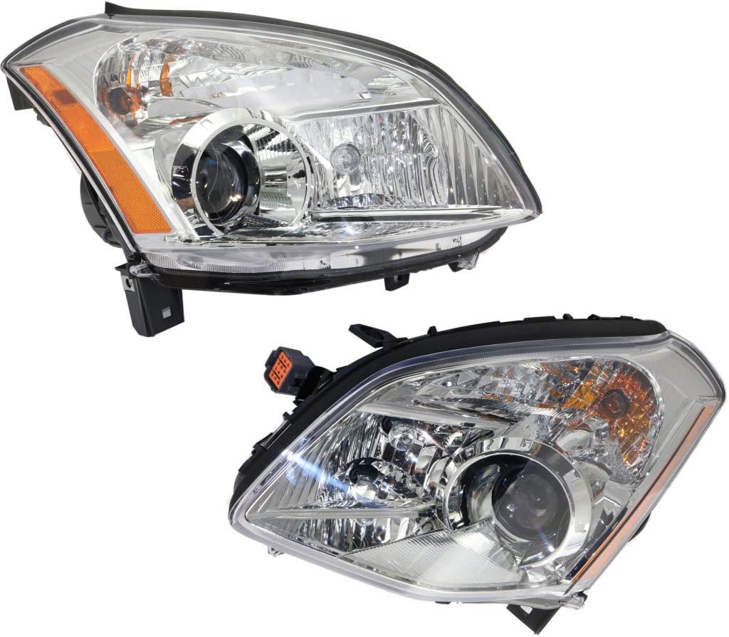 Headlight Assembly Pair for Nissan Maxima 2007 Halogen E39859