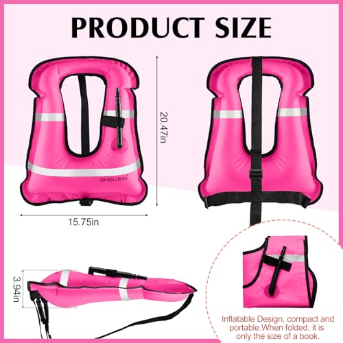 2 Pcs Inflatable Snorkeling Vest E60151