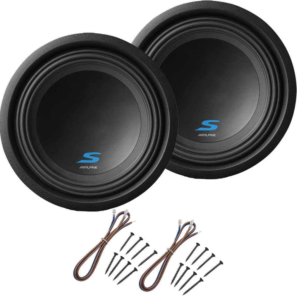 12" 1200 Watt Dual 2 Ohm Subwoofers with Sub Install Kit Package X5788