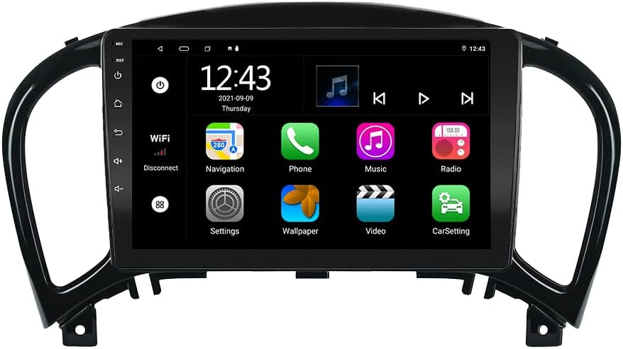 Android 11 9 inch Capacitive Touch Screen Car Radio Y6486
