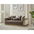 Brown Loveseat G90891