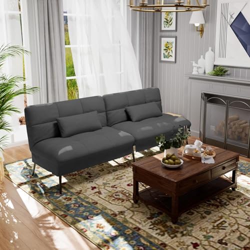 Black Convertible Sofa Bed V4121