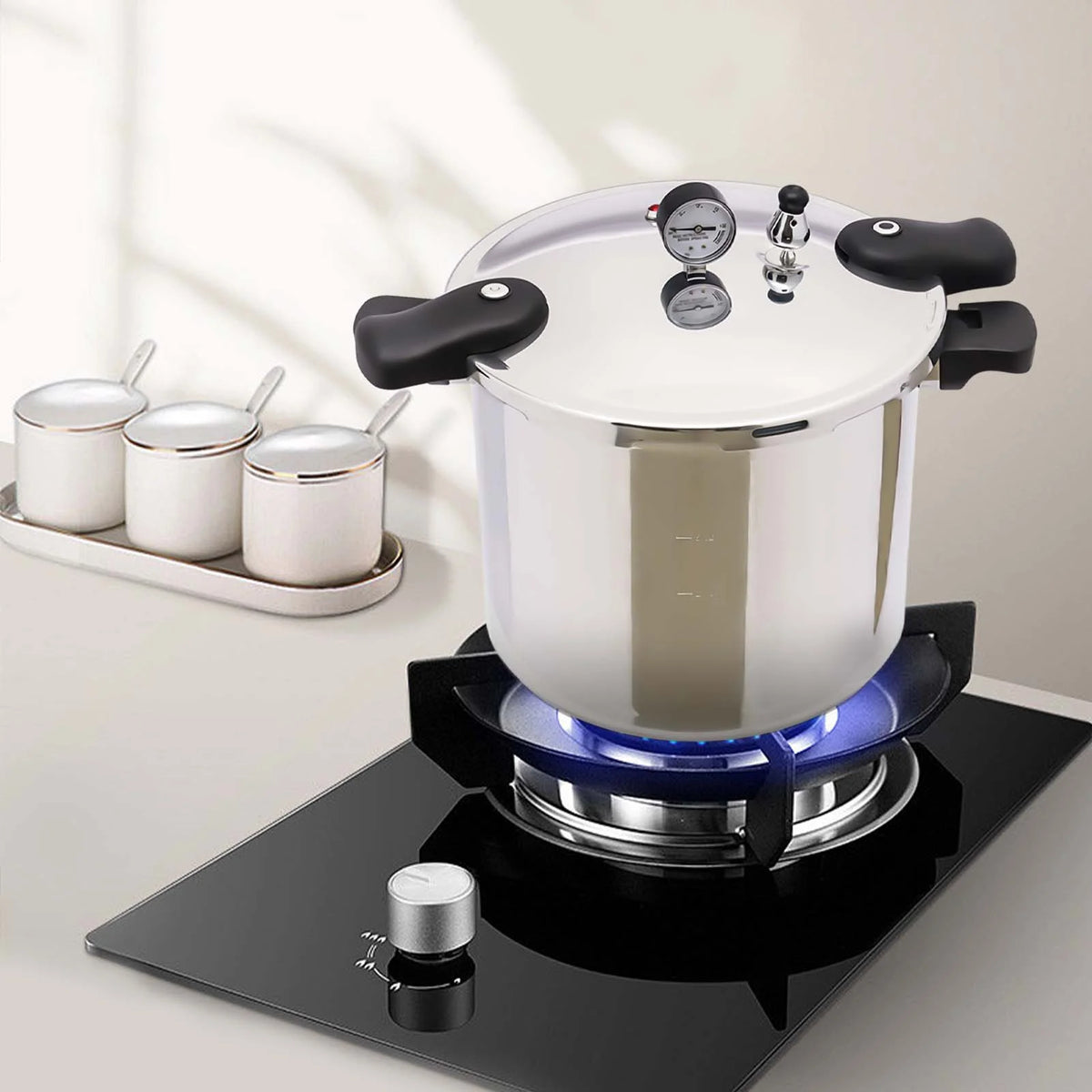 90kpa 32cm Aluminium Pressure Cooker S7779