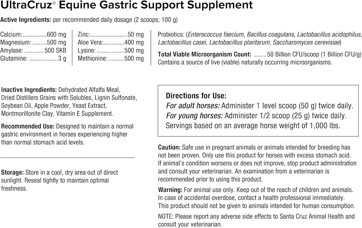 Equine Gastric Support Supplement, 25 lb W3285