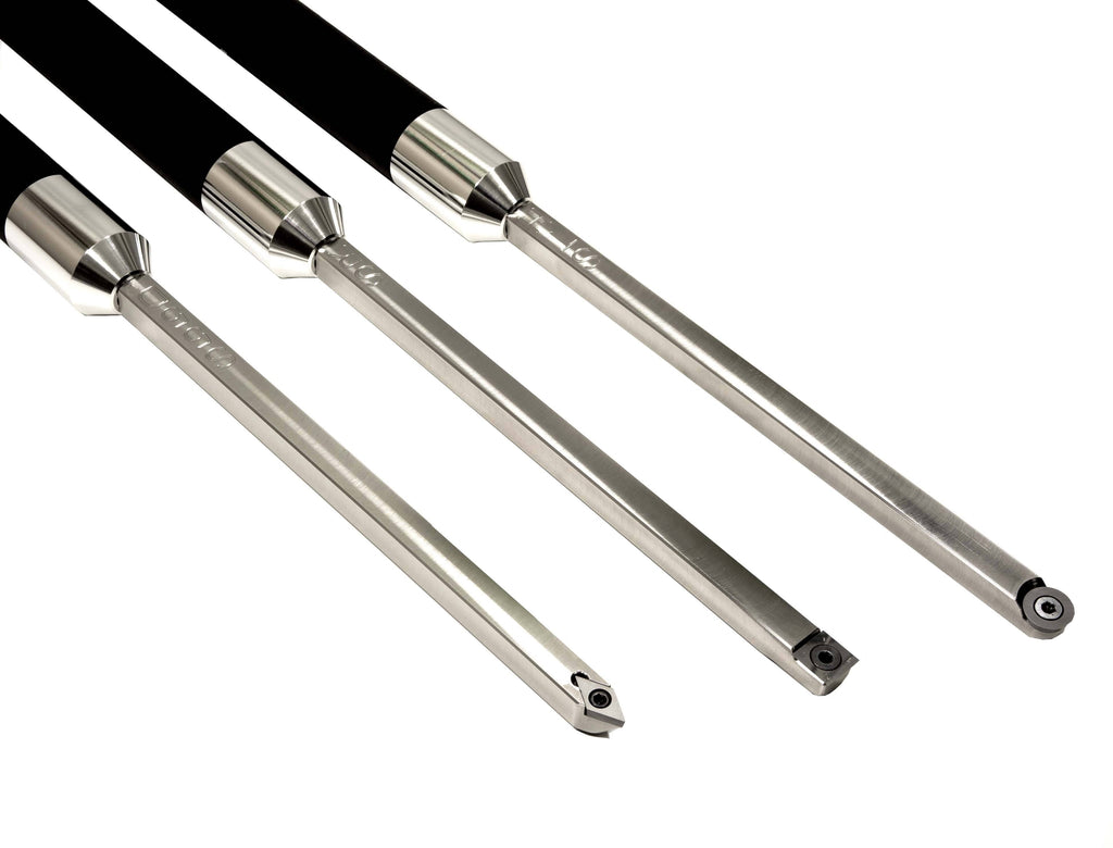 Carbide Lathe Tool Set of 3 with Color Coded Handles Square Q4606