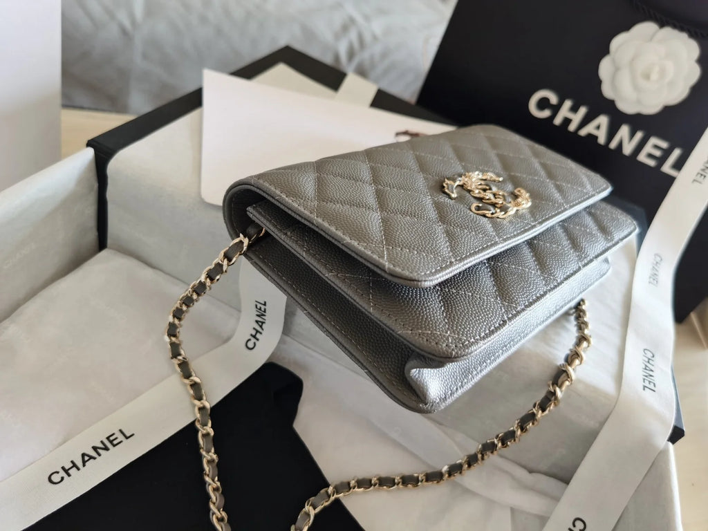 Grey Mini Flap Bag S654