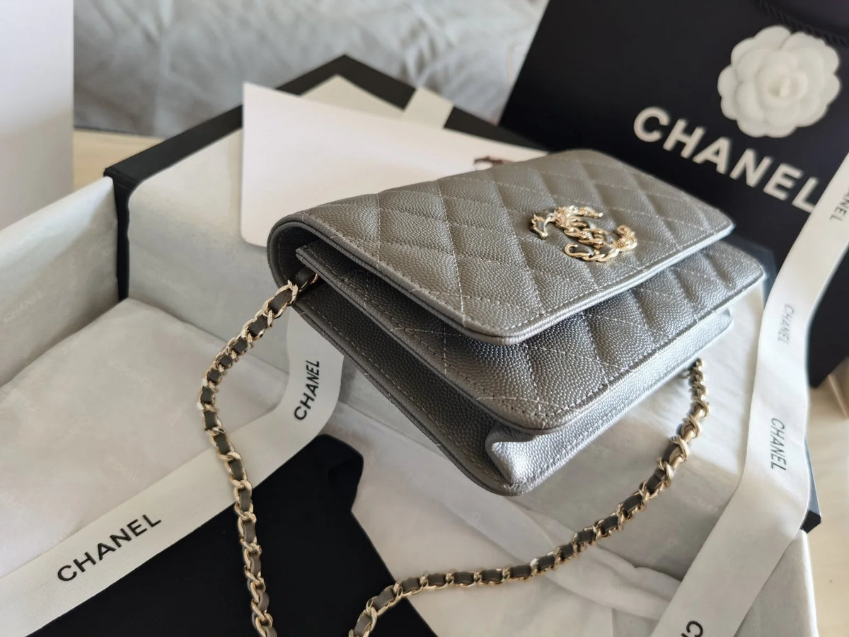 Grey Mini Flap Bag S654