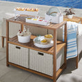Gray Steel Outdoor Console Table G690