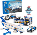 Airplane Station Building Kits Toys, STEM Building Sets, 652 Pieces M8196