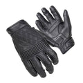 Black MD Leather Motorcycle Gloves G868163