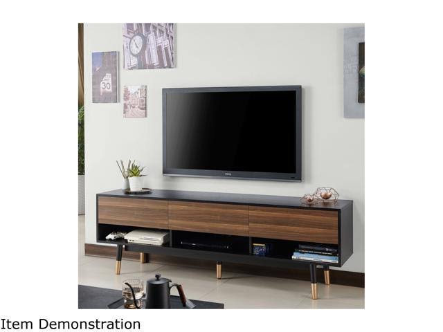 Black 3-Drawer TV Console D524701
