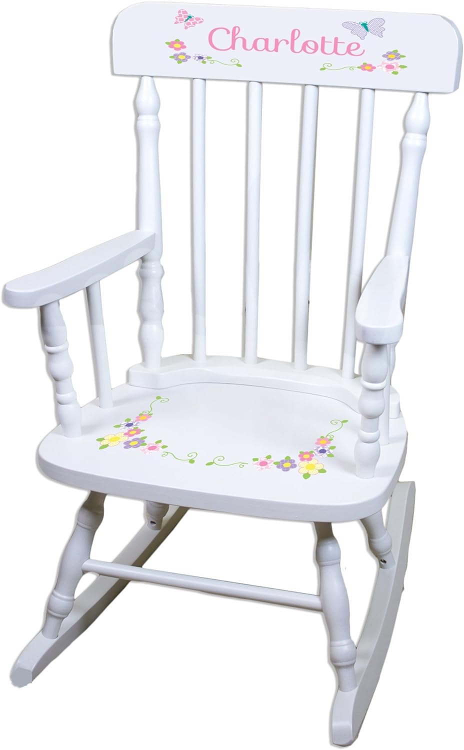 White Childrens Rocking Chair T54240