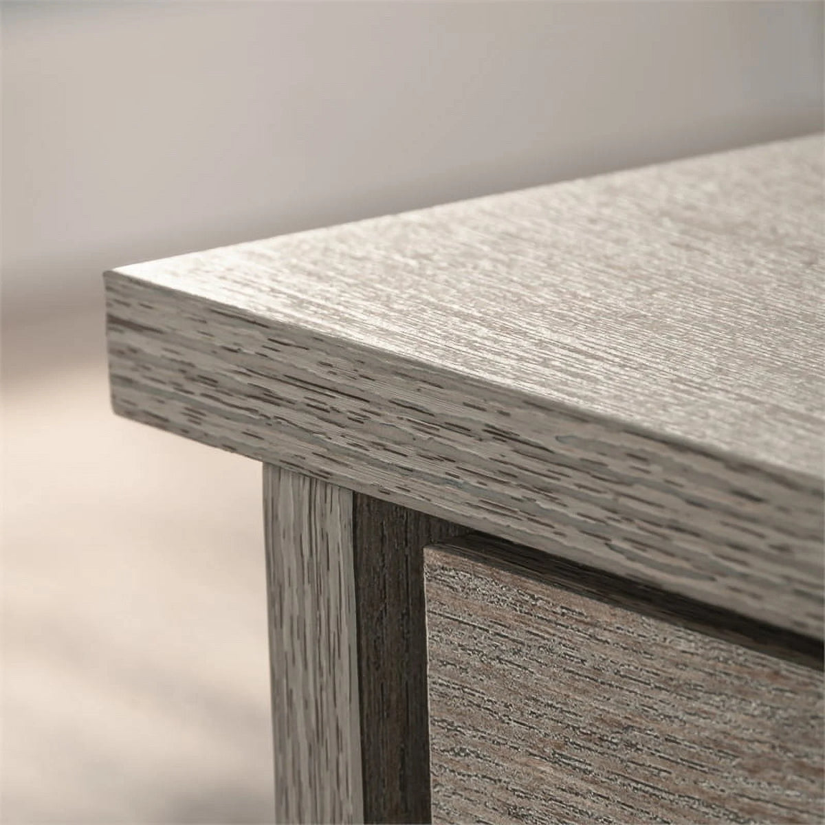 Engineered Wood Desk with Hutch F651