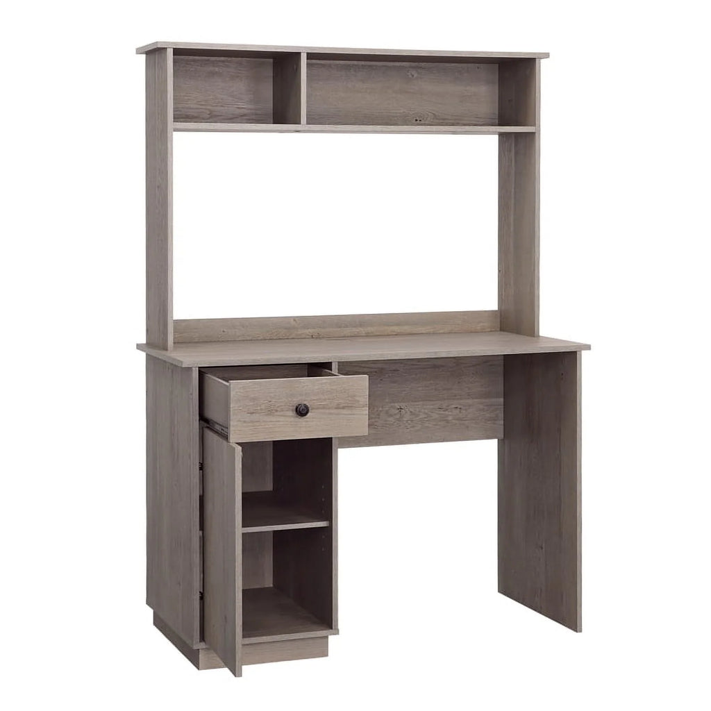 Engineered Wood Desk with Hutch F651