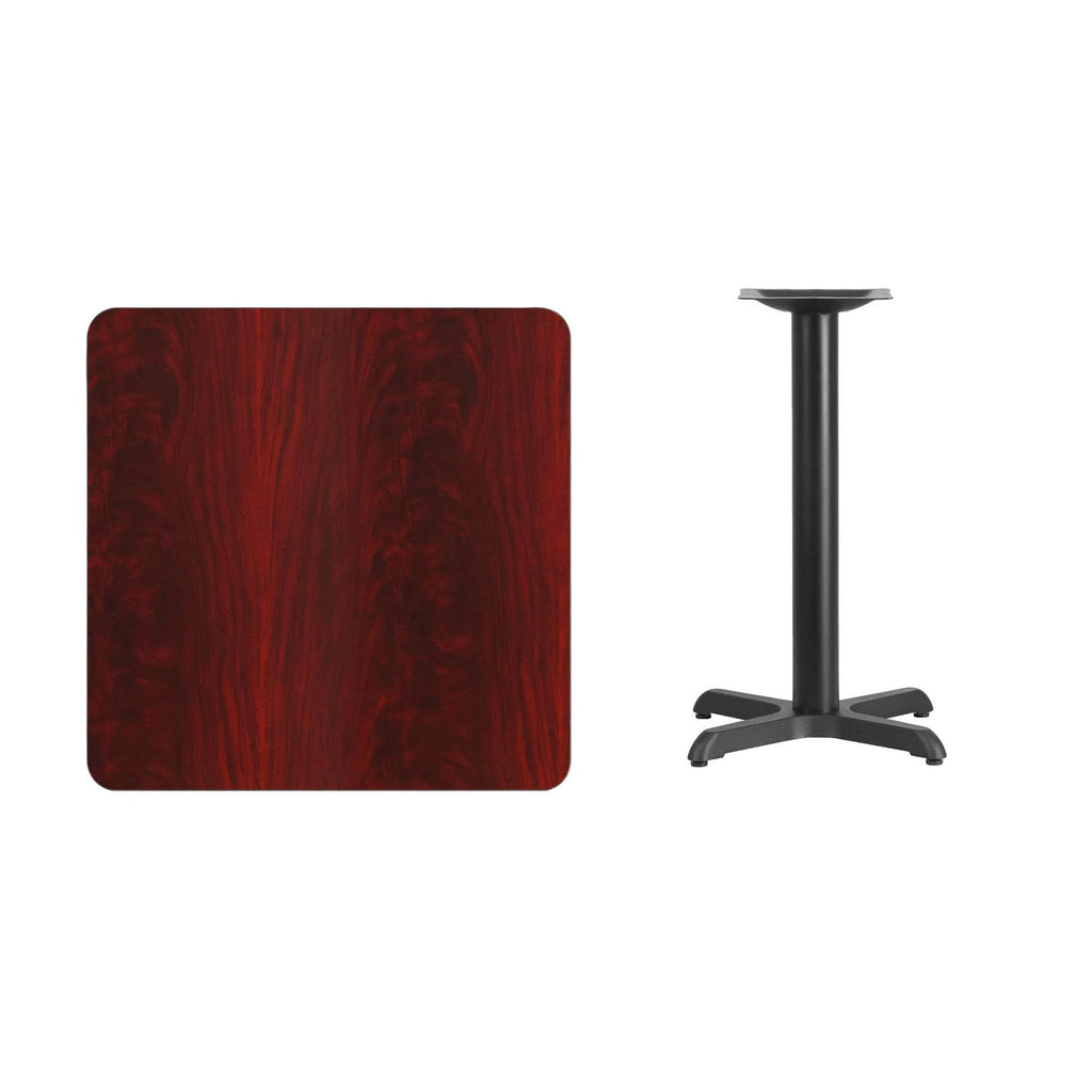 Mahogany Square Laminate Table Top G283