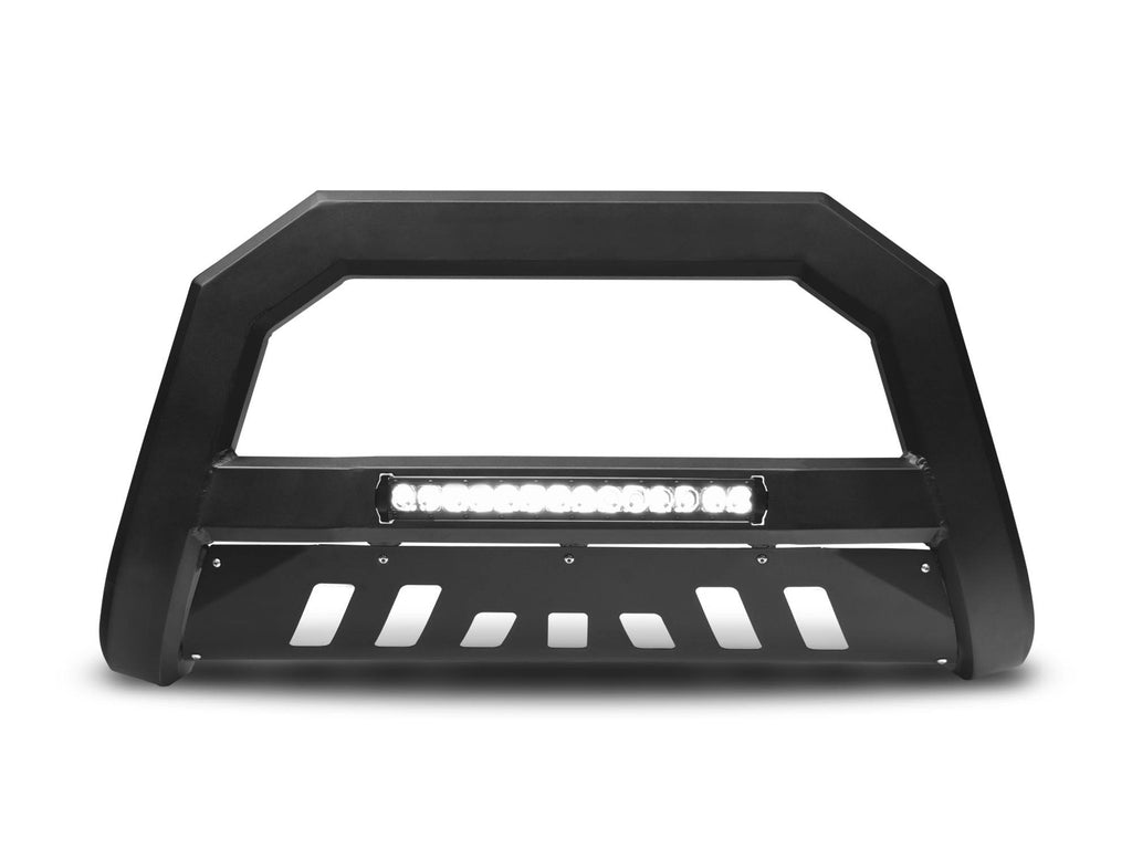 Matte Black Bull Bar with LED Y114