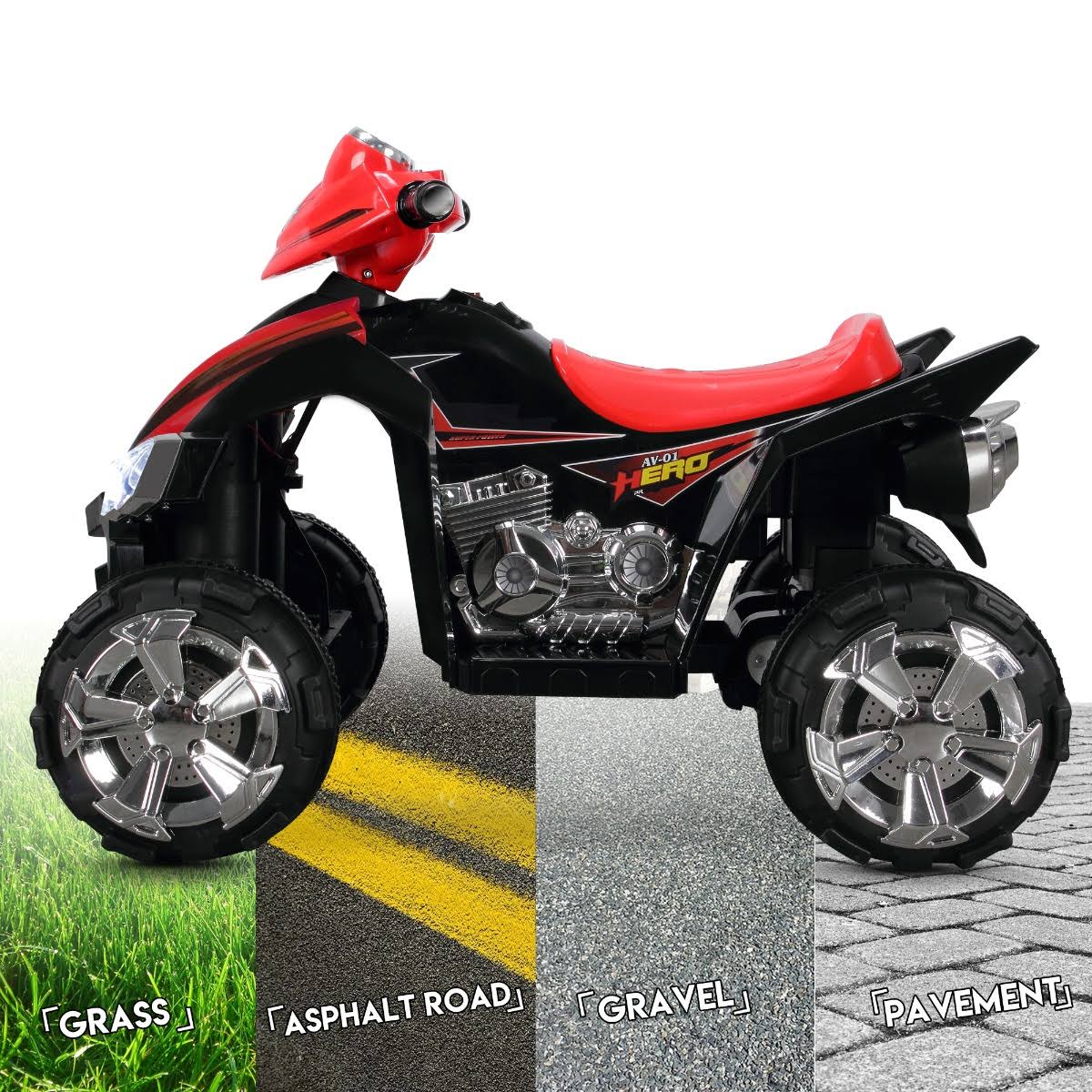 Red 12V Electric Ride on ATV Car G85302