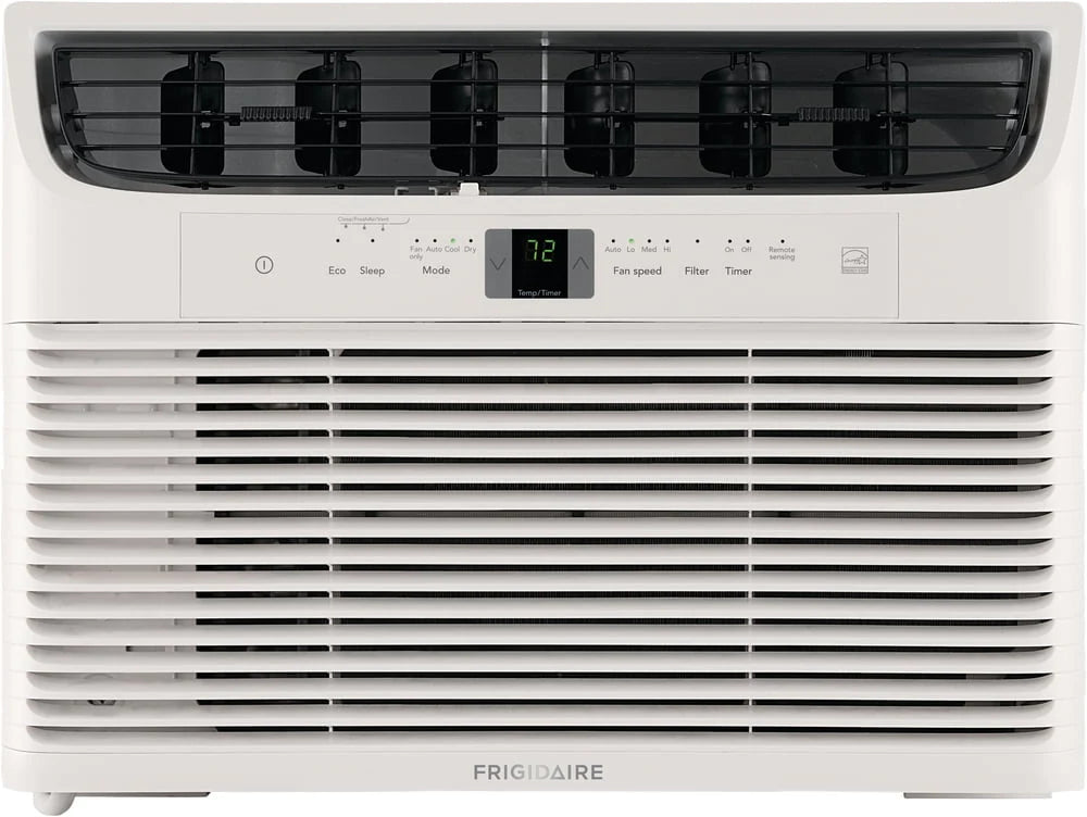 5,000 BTU Window-Mounted Air Conditioner with Remote Control, White F918908