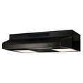 Black 24x22 Under Cabinet Range Hood with 250 CFM N65677