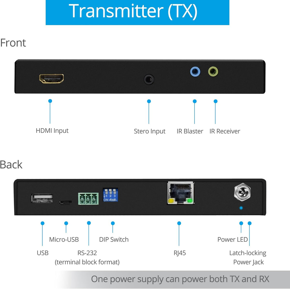 HDBaseT HDMI 2.0 Extender 4K 60Hz L4072