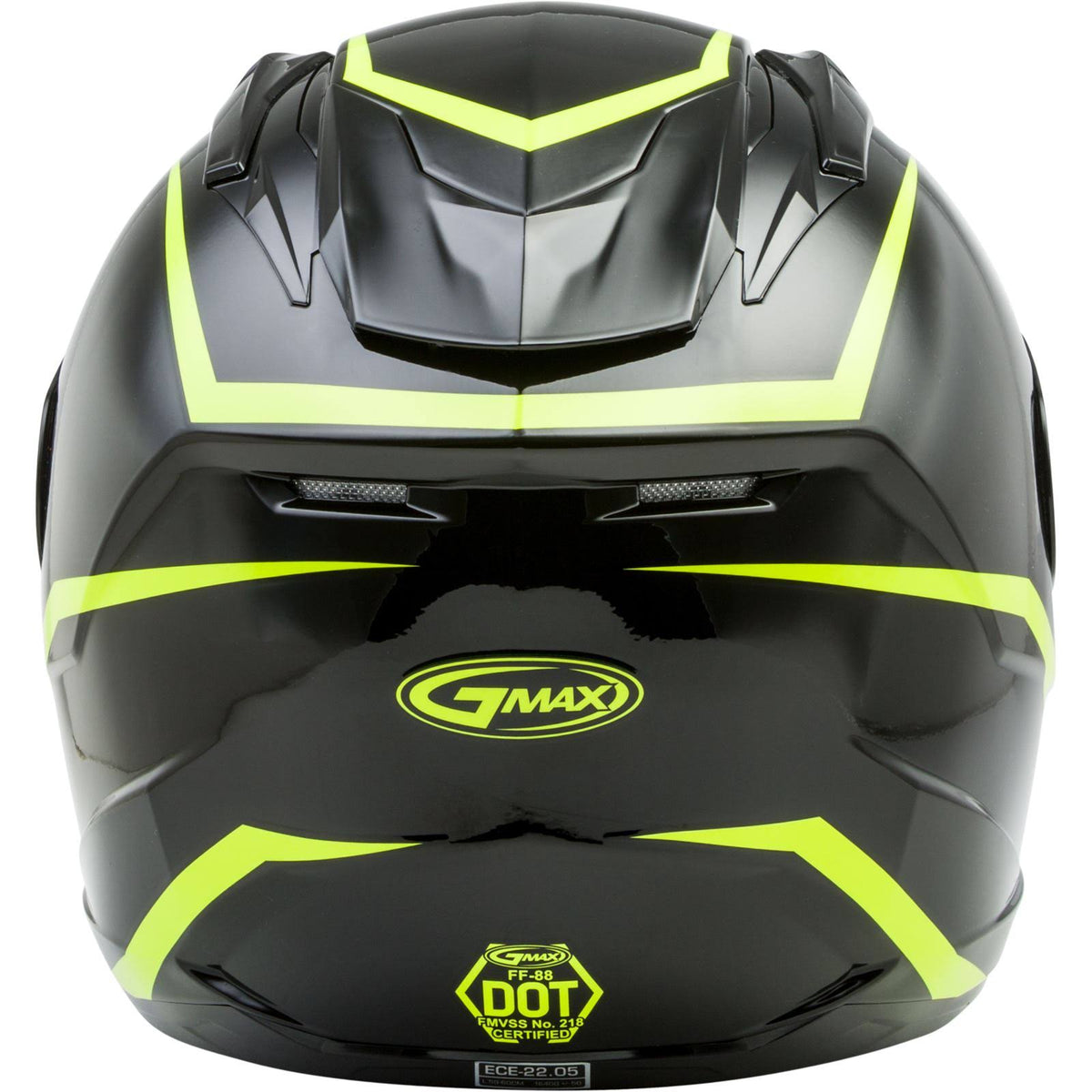 Full-Face Precept Helmet Black/Hi-Vis Yellow - X-Small U954434
