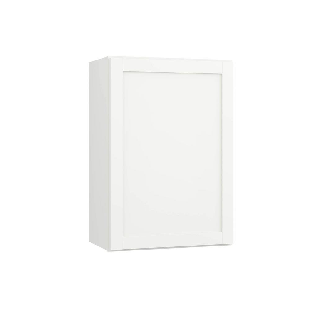 Polar White Finish Laminate Shaker Wall Kitchen Cabinet 21 in. x 30 in. x 12 in. W5666