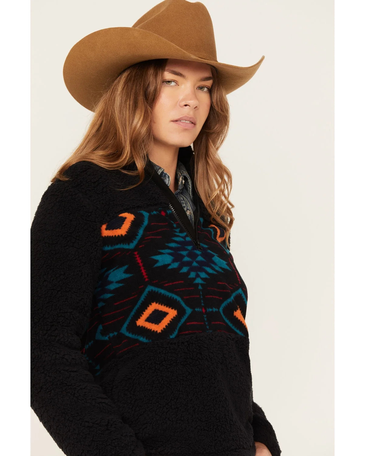 Black Large Fleece Jacket C487