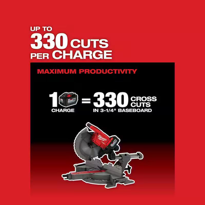 18V Lithium-Ion Brushless Cordless Dual Bevel Sliding Compound Miter Saw with Compact Router C986578