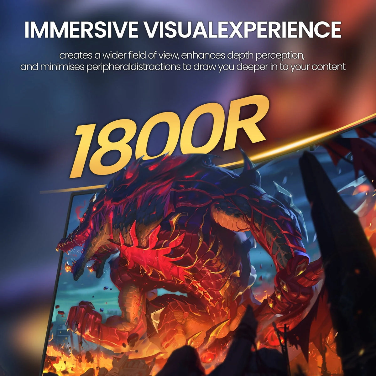27 Curved Gaming Monitor FHD 1080P 165Hz Black T56462