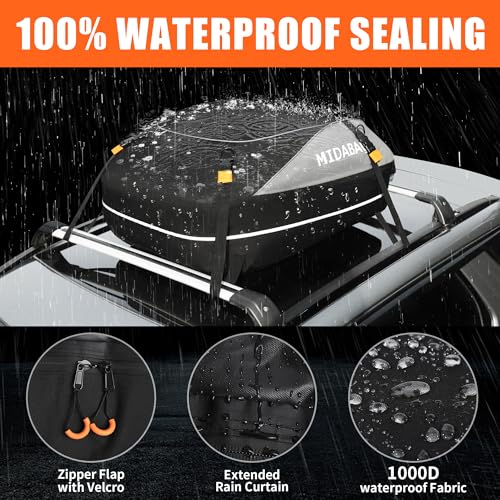 20 Cubic Waterproof Car Roof Top Carrier with Anti-Slip Mat P865