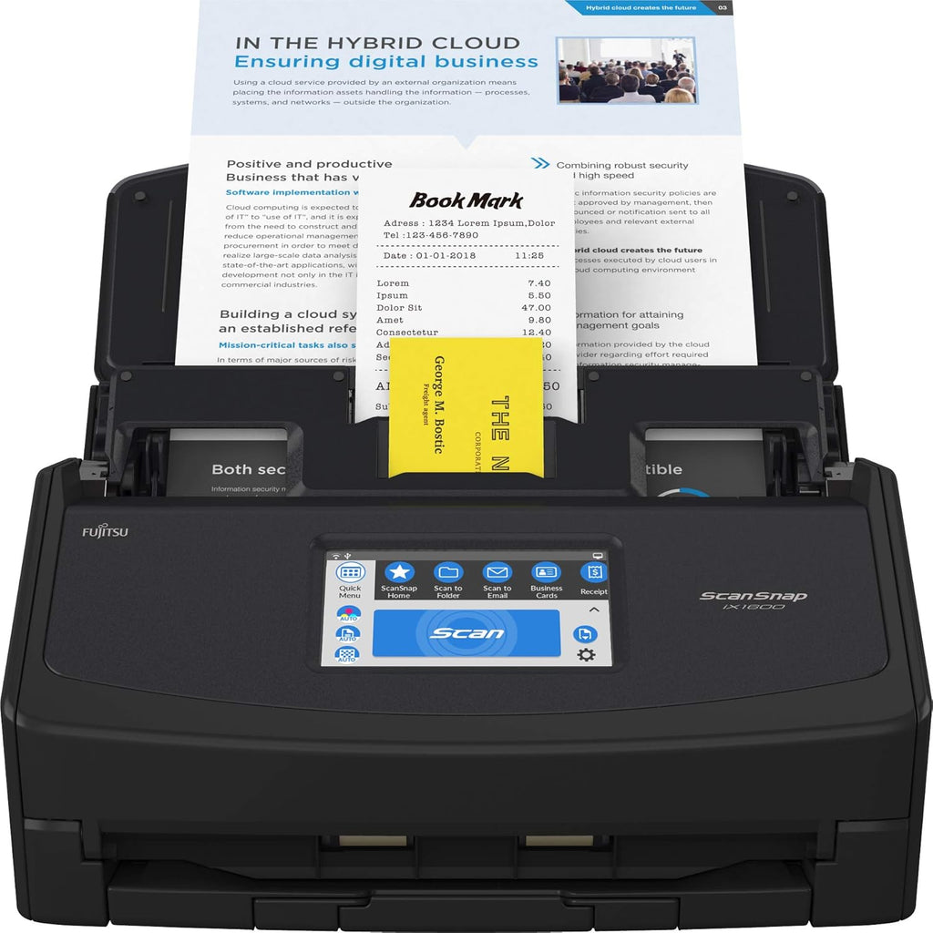 Black Document Scanner O432604