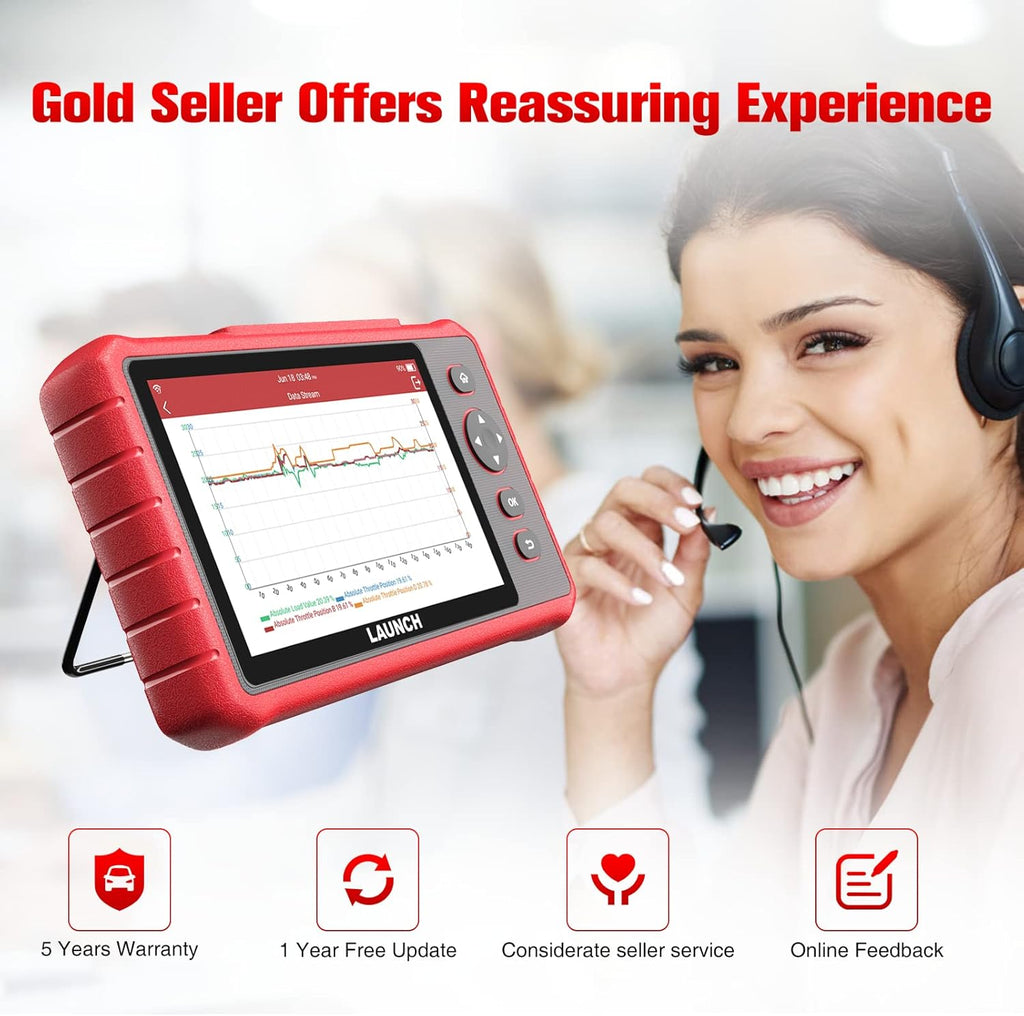 OBD2 Scanner Full System Scan Tool with Touch Screen Y774