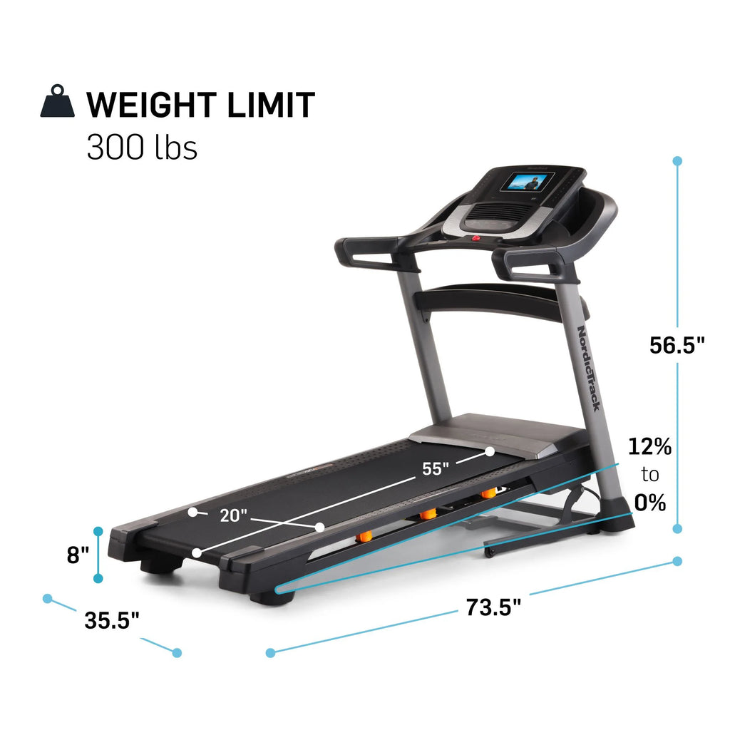 Treadmill with 7” Tilting Touchscreen A748