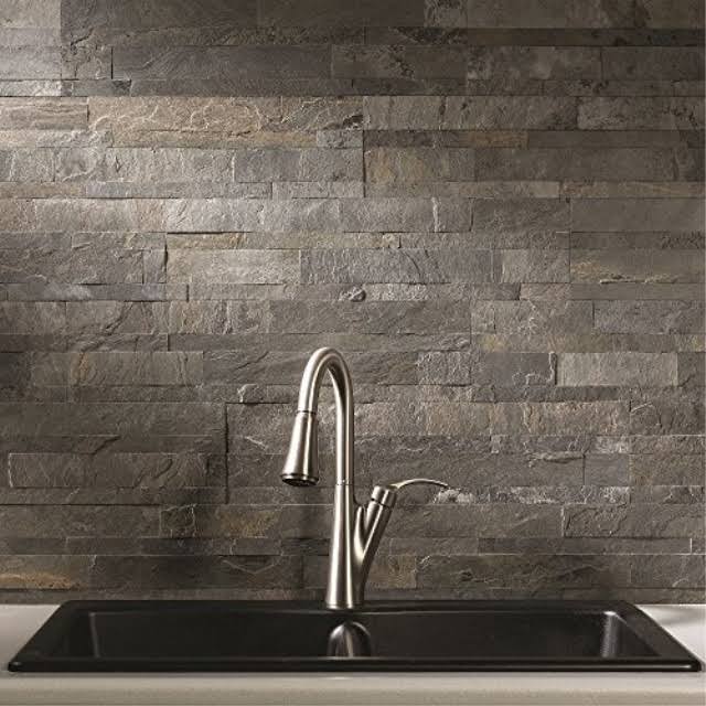Peel and Stick Stone Backsplash Kit R515
