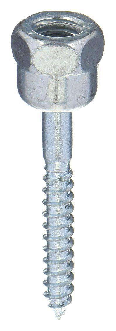 Rod Hanger with Screw Anchor, 1-1/2 in L, PK25 B640147