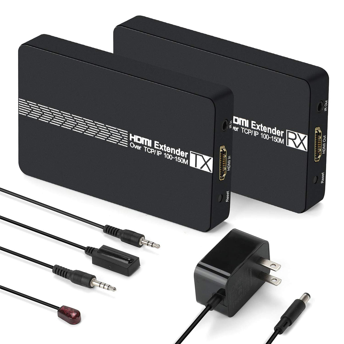 HDMI Extender Over Cat5E/6 with IR Emitter and Receiver W226