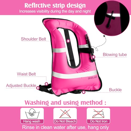 2 Pcs Inflatable Snorkeling Vest E60151
