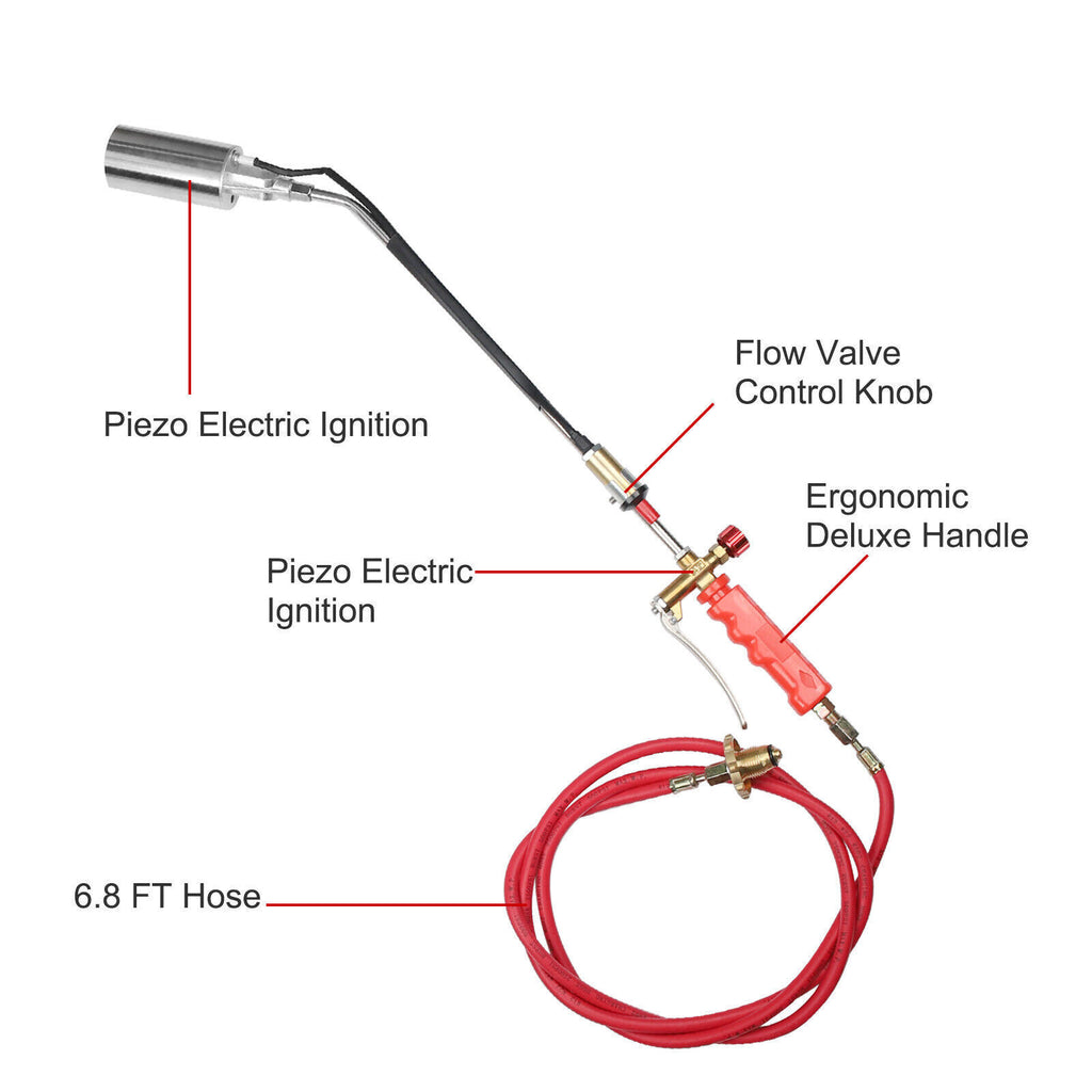 Portable Propane Torch Weed Burner with Hose F633634