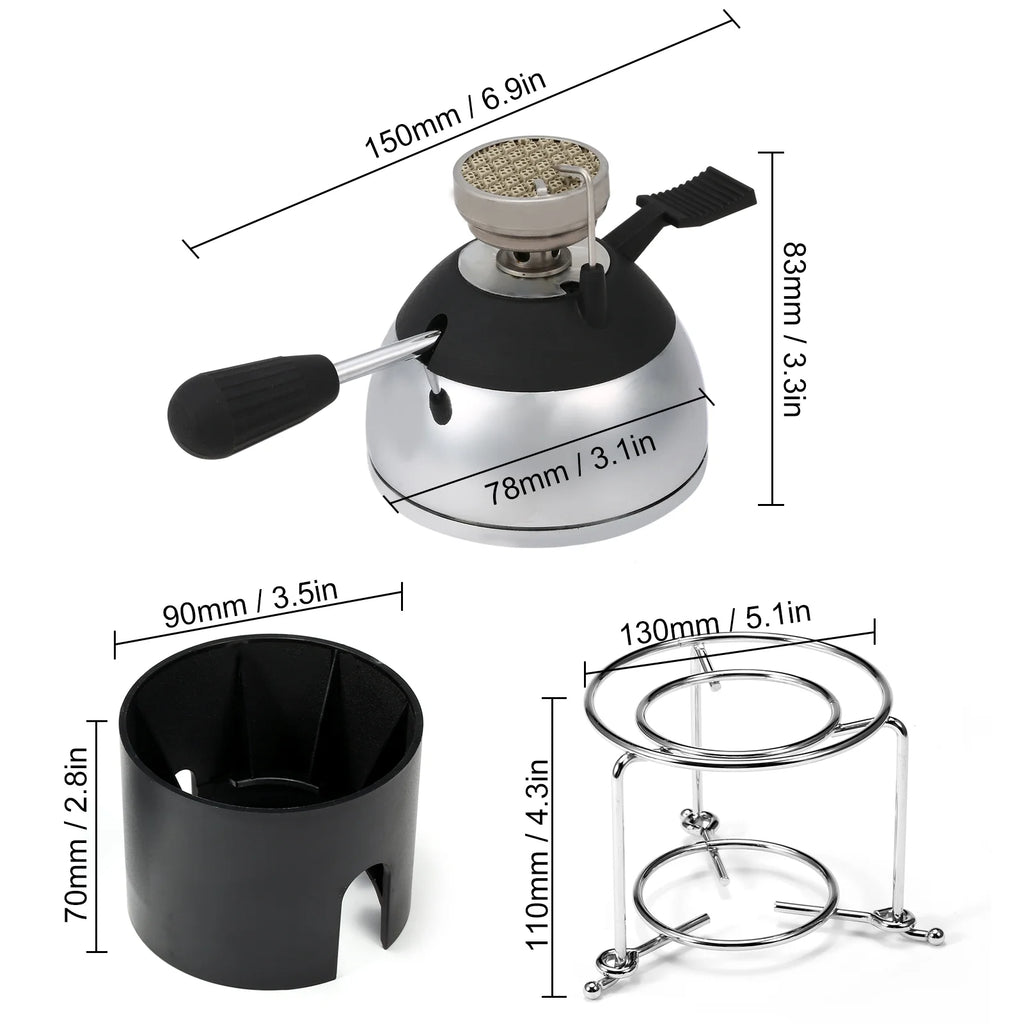 Outdoor Furnace Stove Coffee Maker Windproof Portable Butane Stove M8470